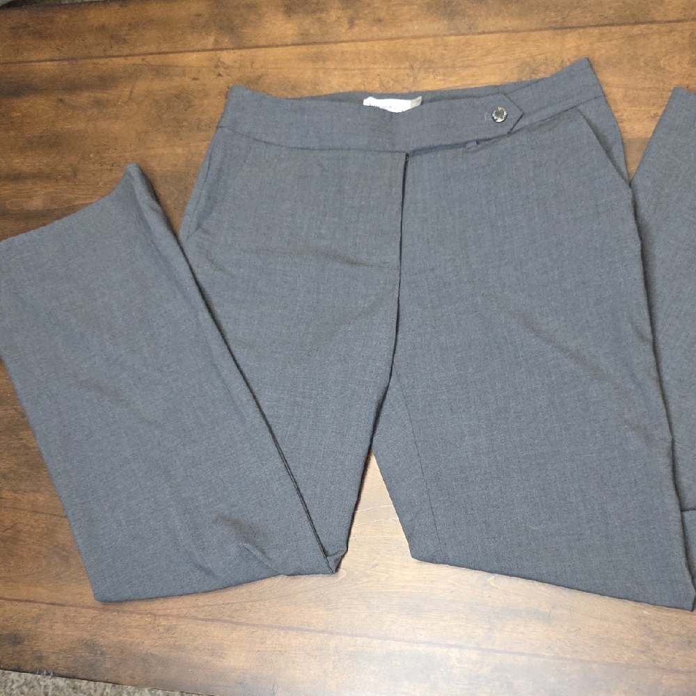 Calvin Klein Gray Women's Trousers